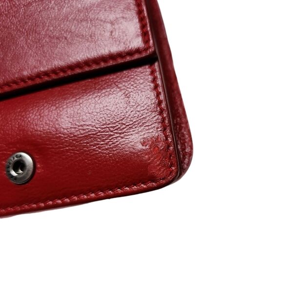 BALENCIAGA Logo Leather Bifold Wallet - Pink - Picture 6 of 9